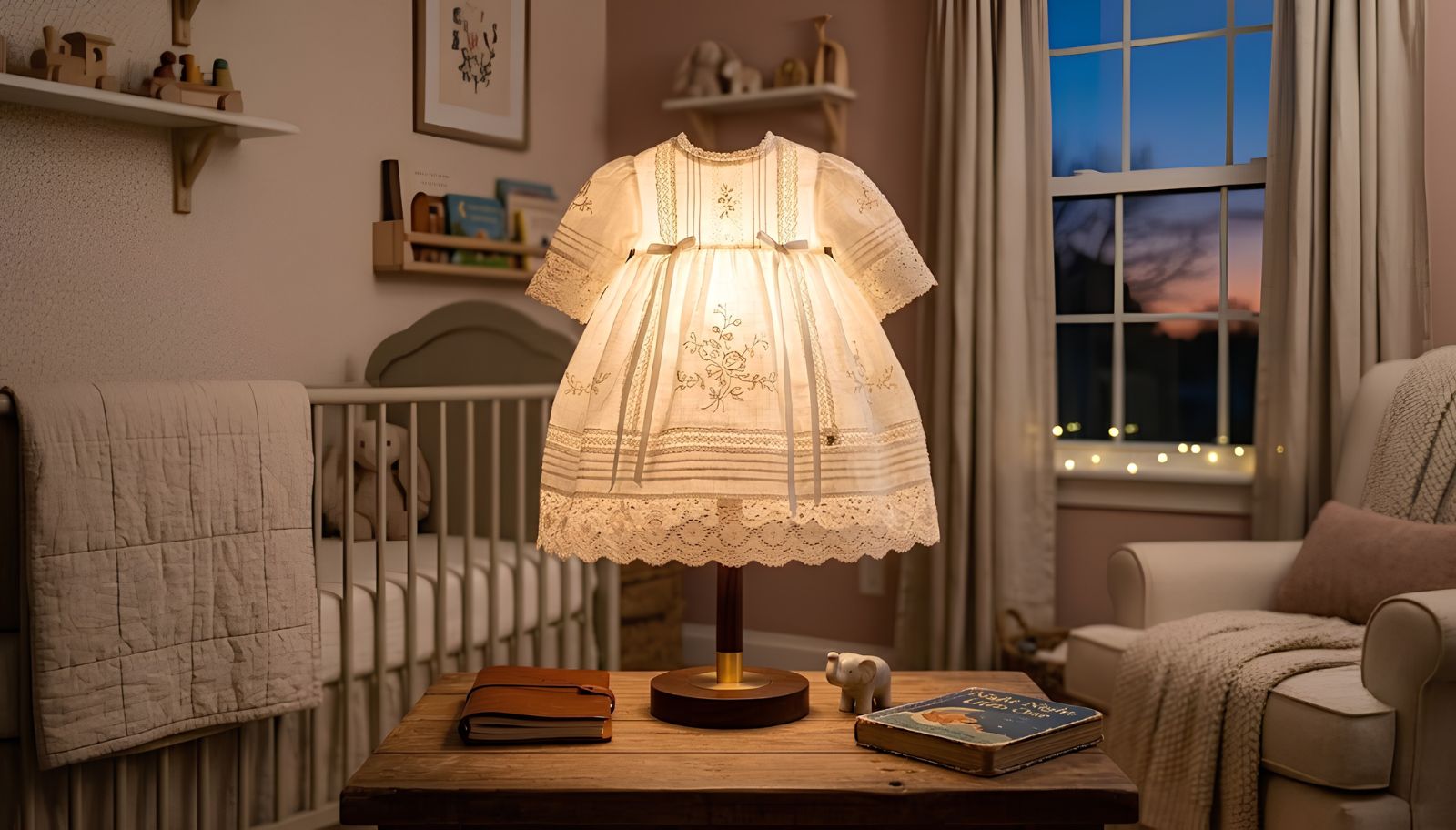 How to Turn a Baby Dress Into a Lamp (Dreamy Nursery Keepsake) How to Turn a Baby Dress Into a Lamp (Dreamy Nursery Keepsake)