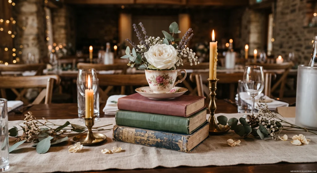 34. Vintage Book Stacks
