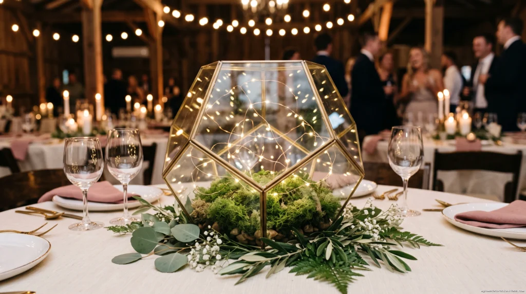 5. Fairy Lights In Glass
