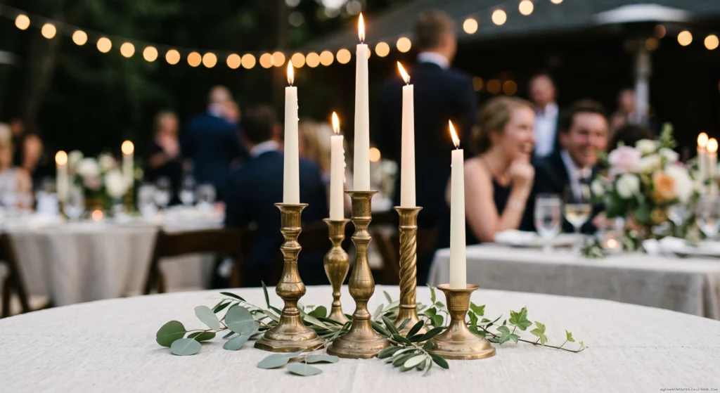 6. Mismatched Brass Holders