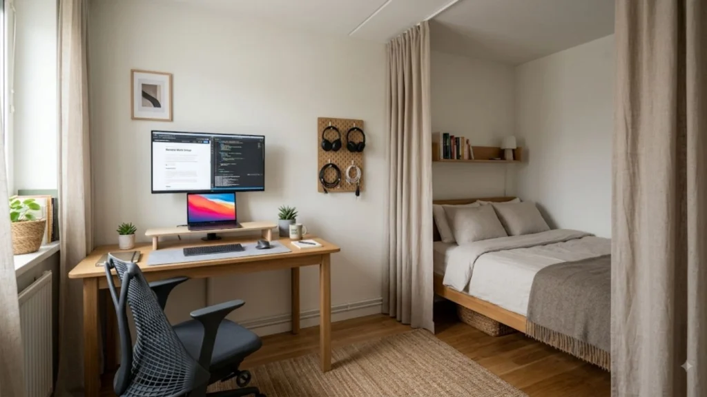 Small Bedroom Home Office Layout