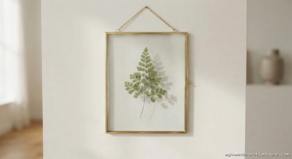 6. Pressed Botanical Floating Frames
