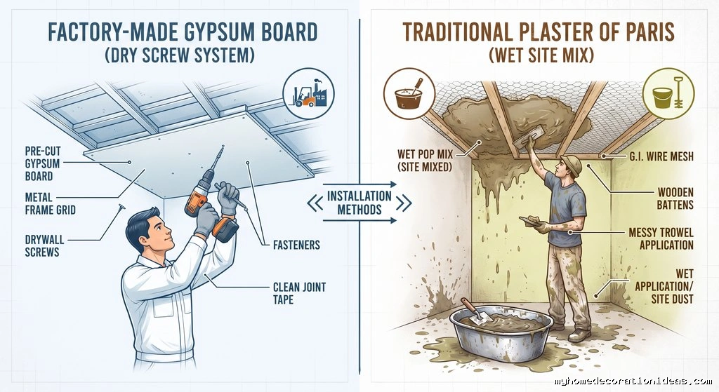 Gypsum Vs POP Comparison