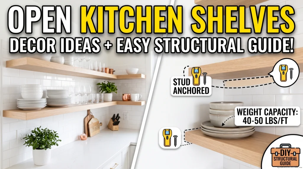 Open Shelf Kitchen Decor Ideas And Structural Guide