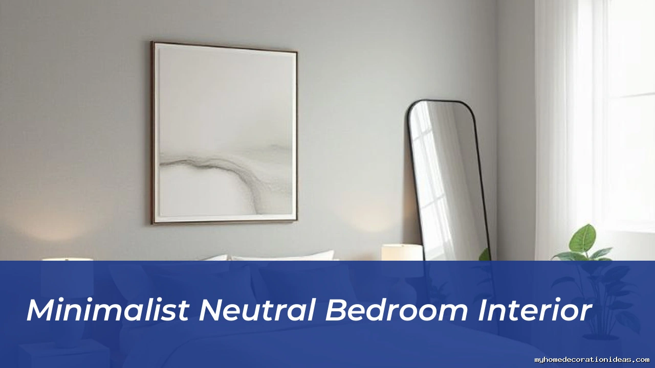 Minimalist Neutral Bedroom Interior