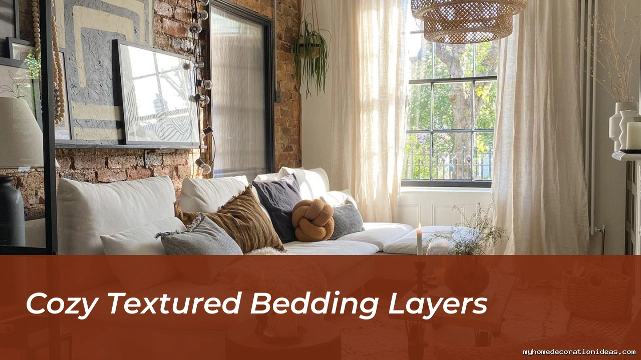 Cozy Textured Bedding Layers