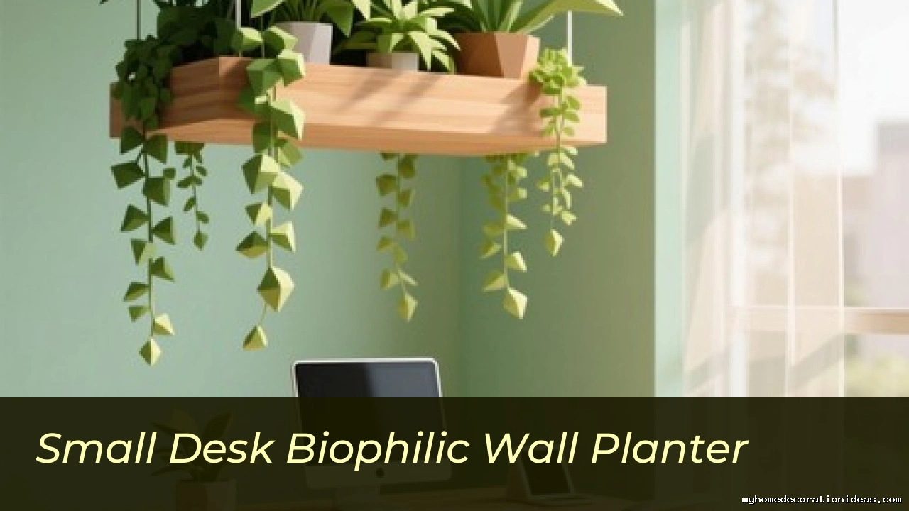 Small Desk Biophilic Wall Planter